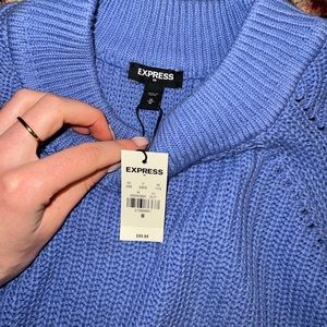 Express blue sweater NWT